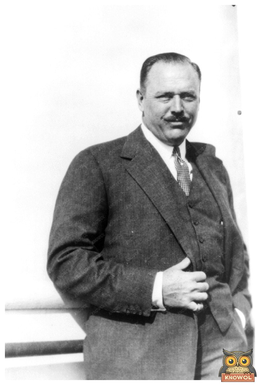 Distinguished Portrait of Early 20th Century Politician