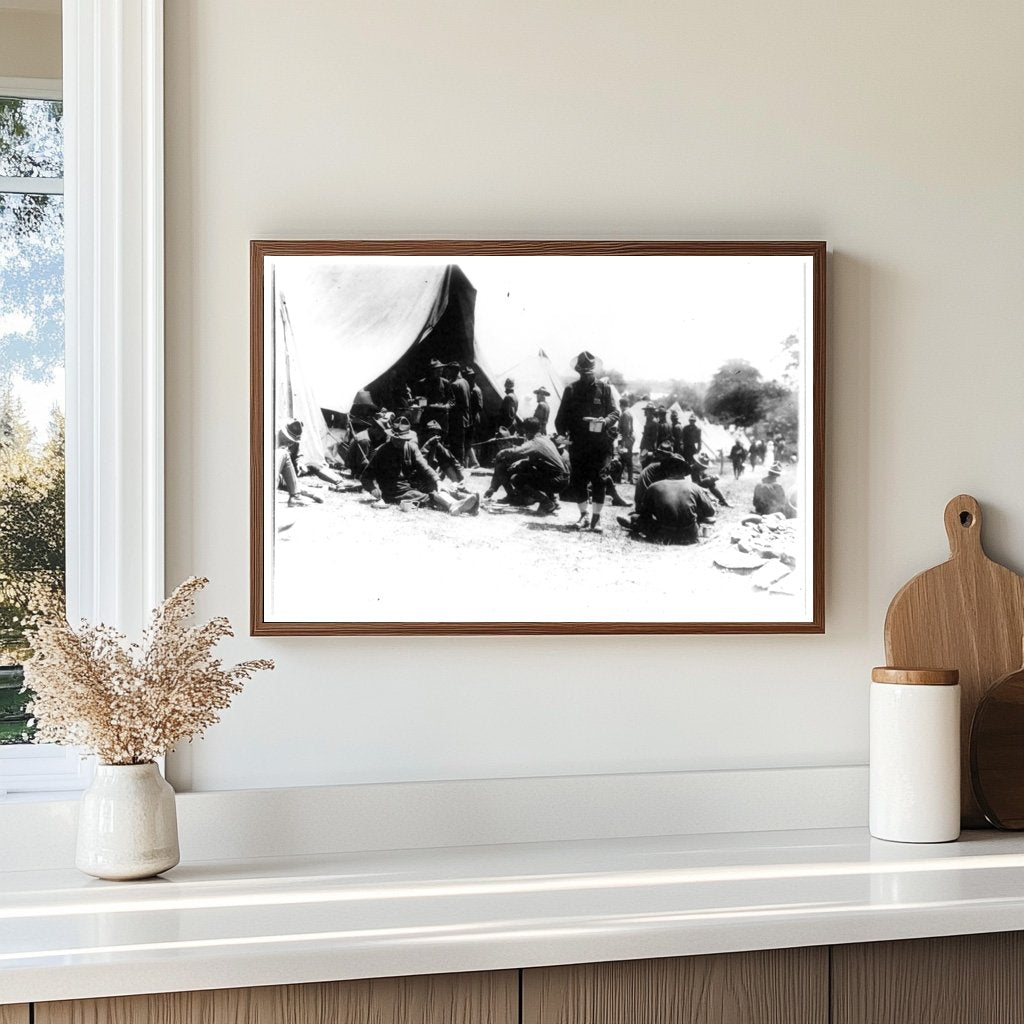 1916 New York National Guard Units on Duty Prep