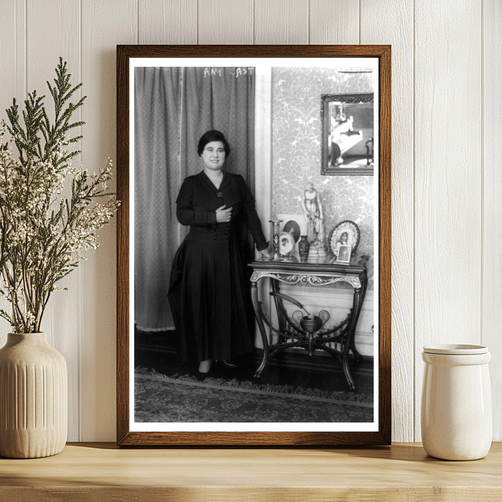 Elegant Full-Length Portrait of Australian Singer Amy Castle