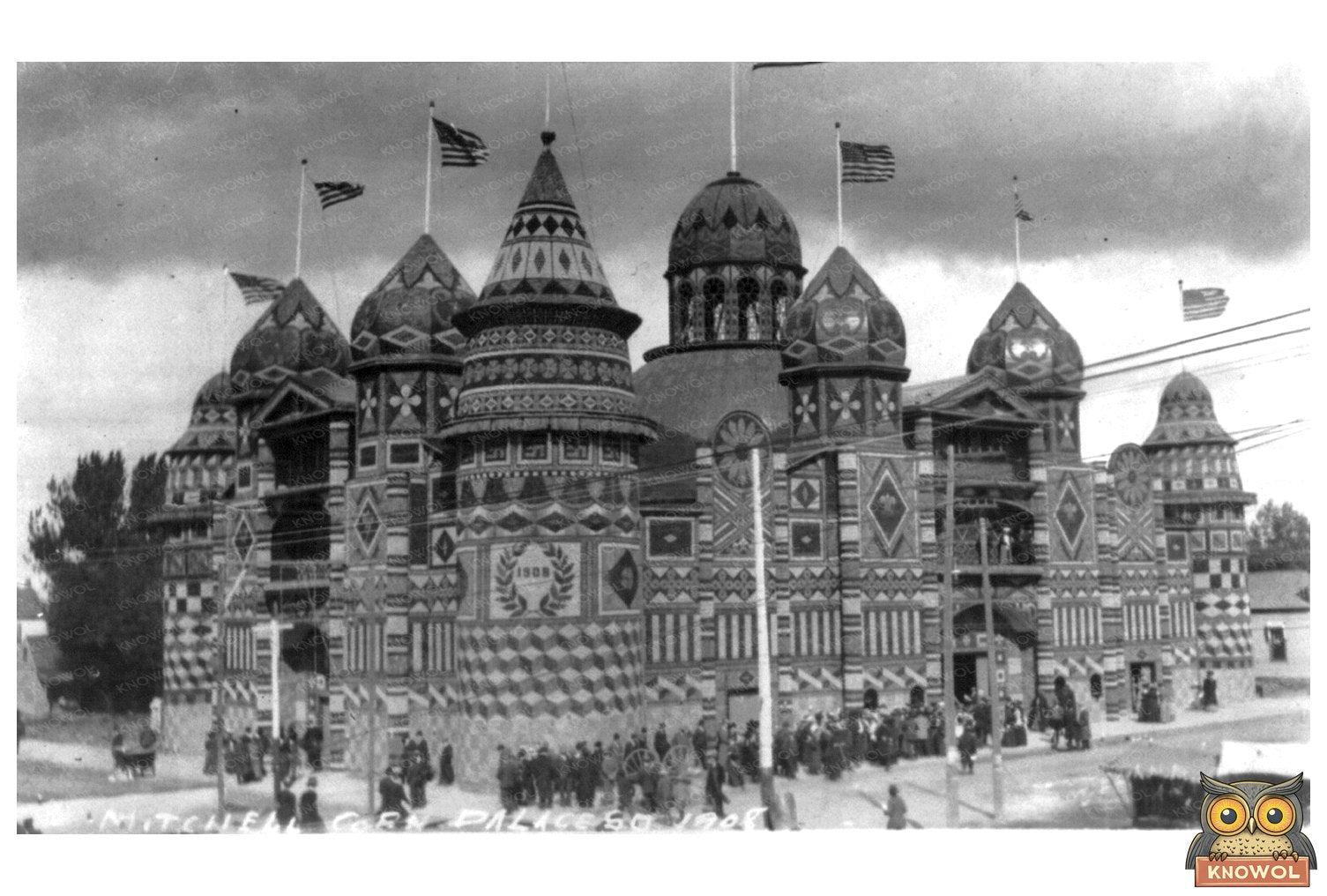 1908 Historic View of Mitchells Iconic Corn Palace