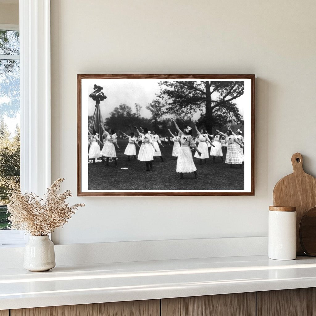 Maypole Dance: Joyful NYC School Girls, 1913