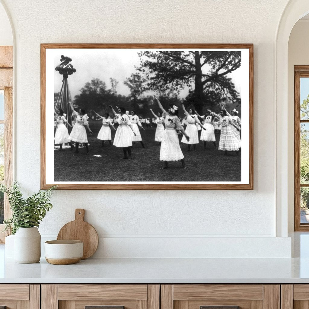 Maypole Dance: Joyful NYC School Girls, 1913
