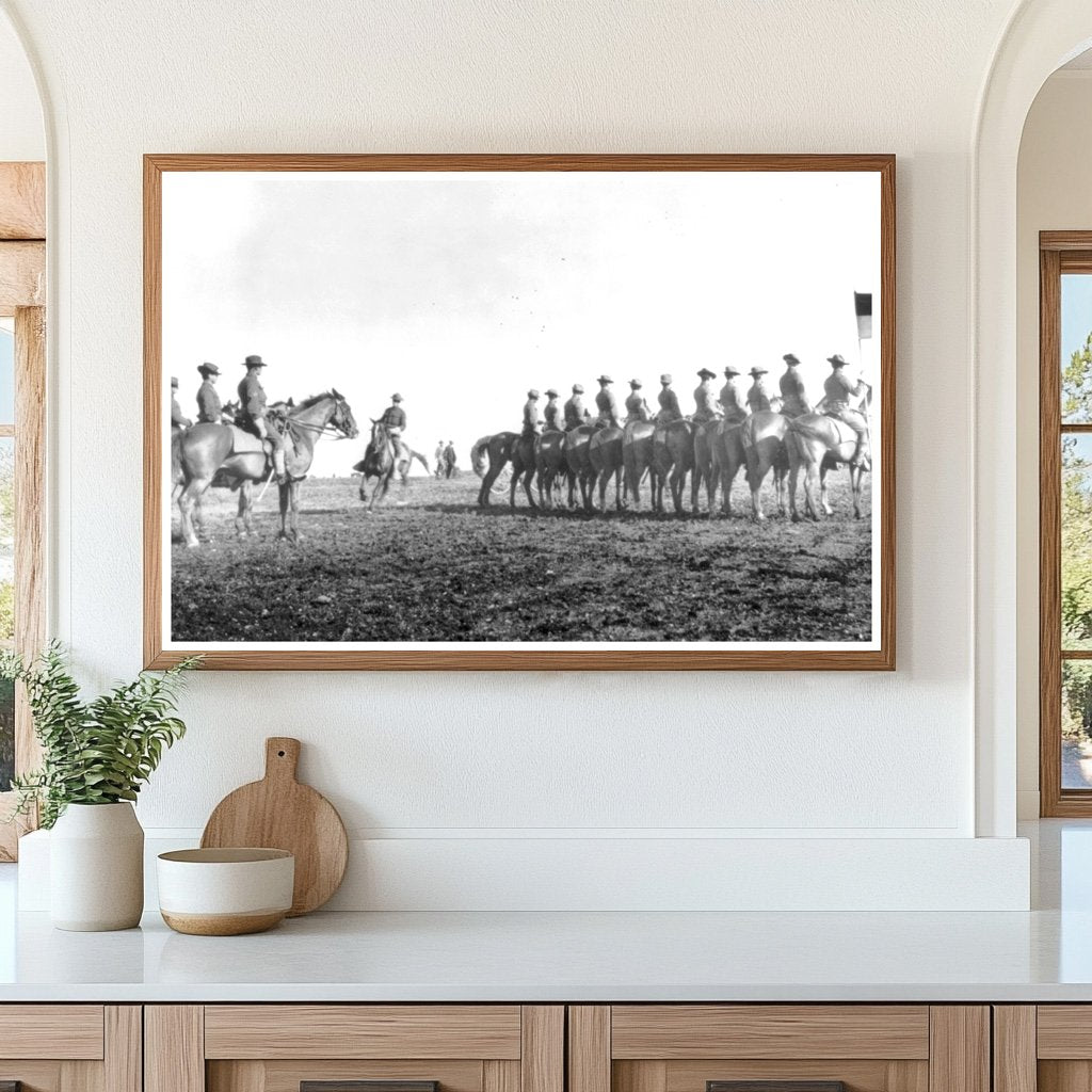 1911 Cavalry Troops Formally Assembled at Fort Sam