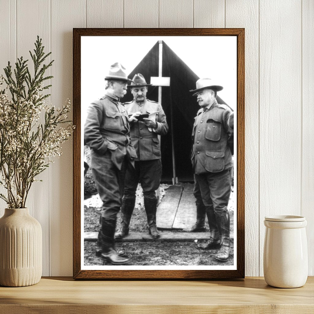 Historic Gathering of Officers at Fort Sam Houston, 1911