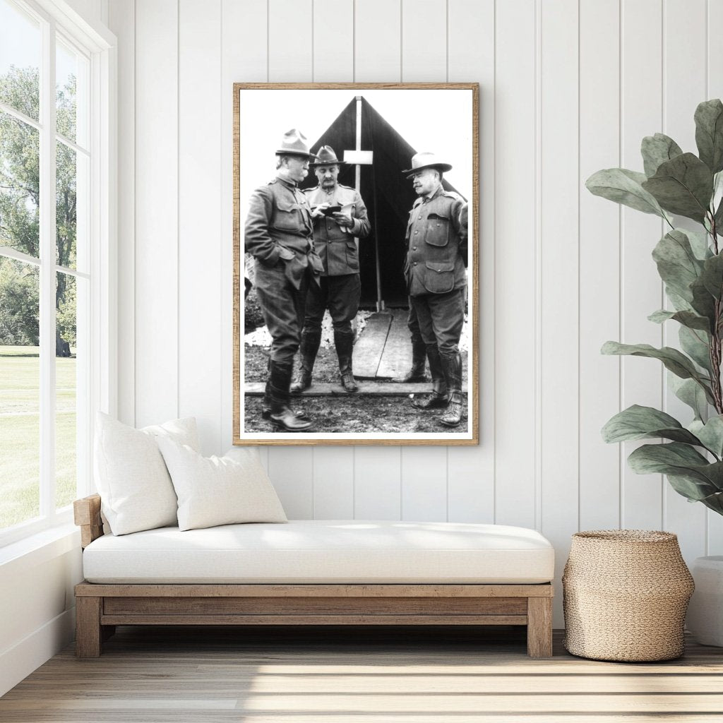 Historic Gathering of Officers at Fort Sam Houston, 1911
