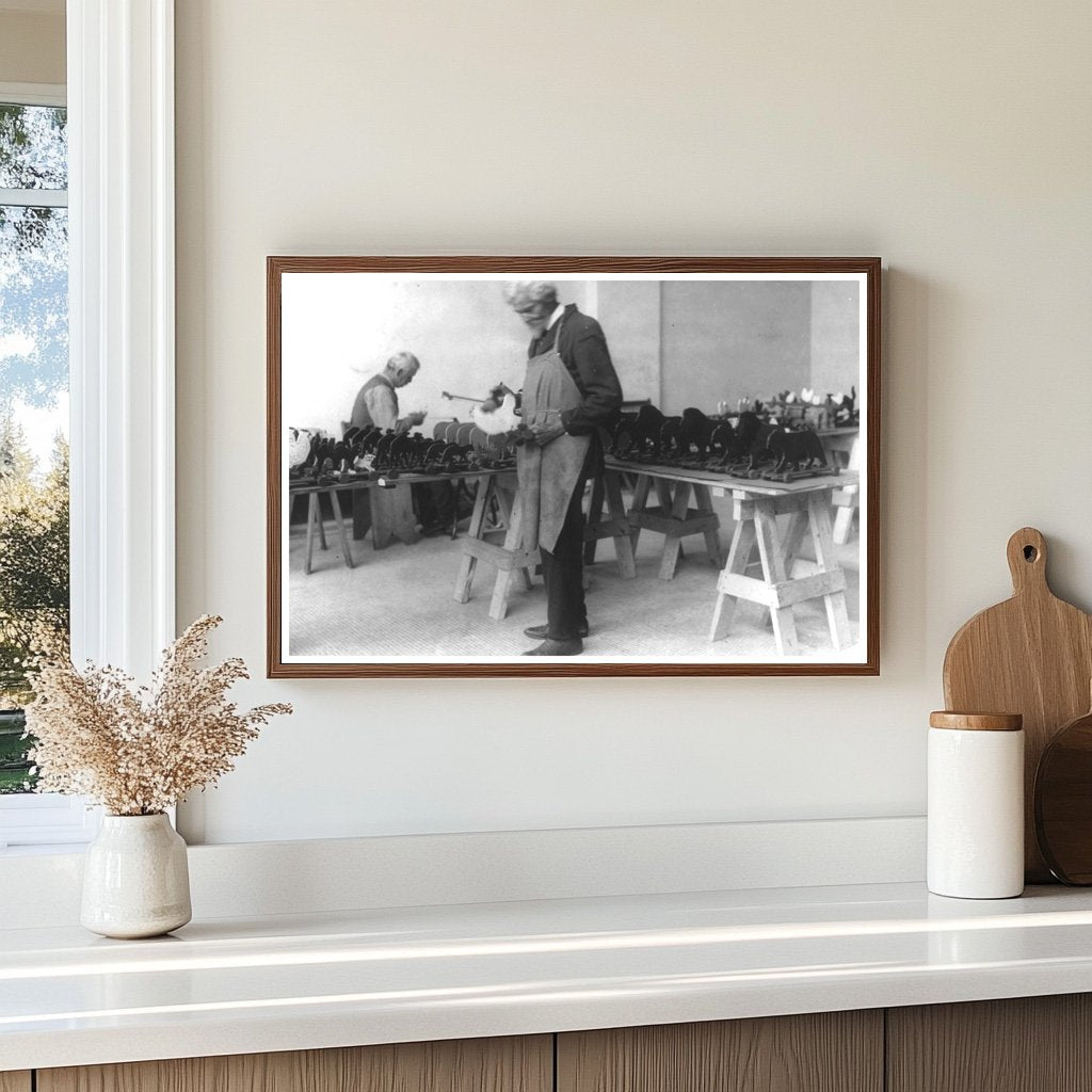 Charming 1916 New York Mens Toy Shop Scene