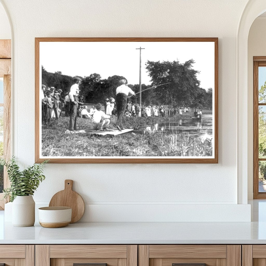 1909 Fly Casting Tournament at Van Cortlandt Park