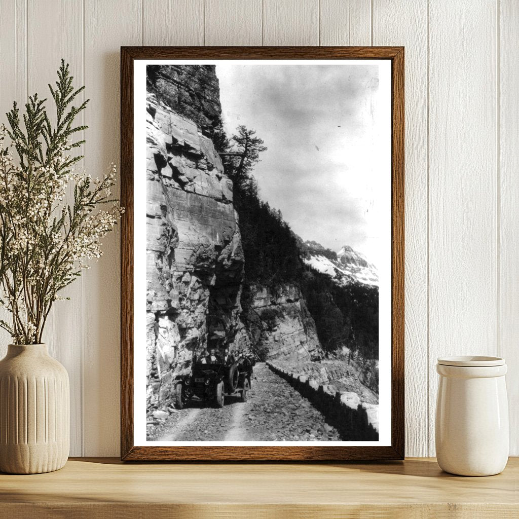 1920s Glacier National Park: Majestic Crystal Point Vista