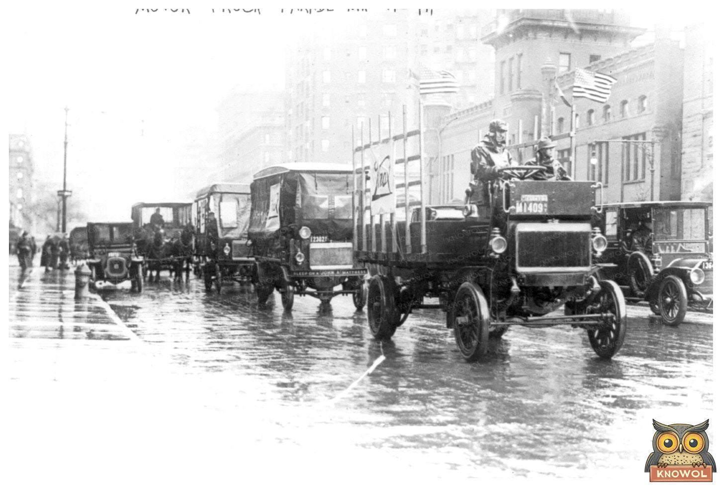 1911 NYC Motor Truck Parade: A Historic Celebration