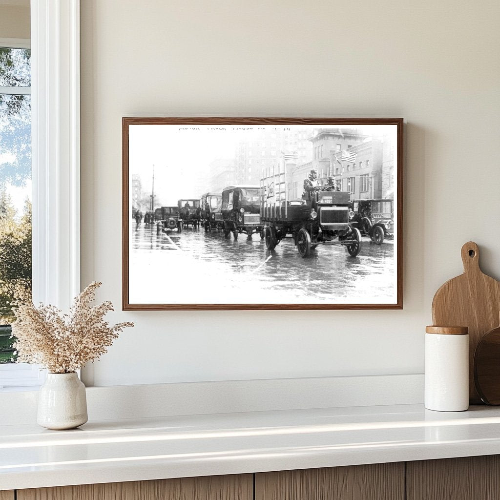 1911 NYC Motor Truck Parade: A Historic Celebration