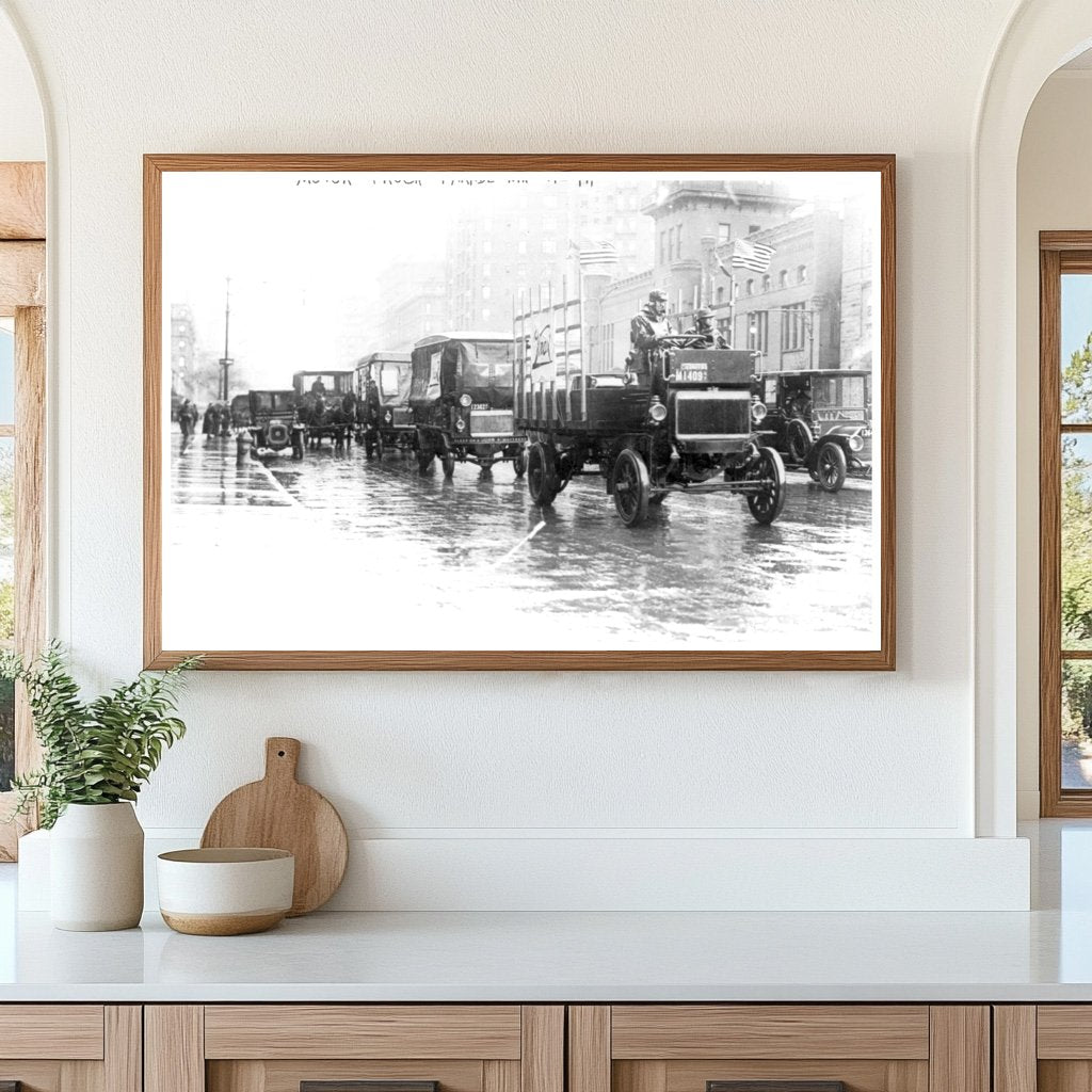 1911 NYC Motor Truck Parade: A Historic Celebration
