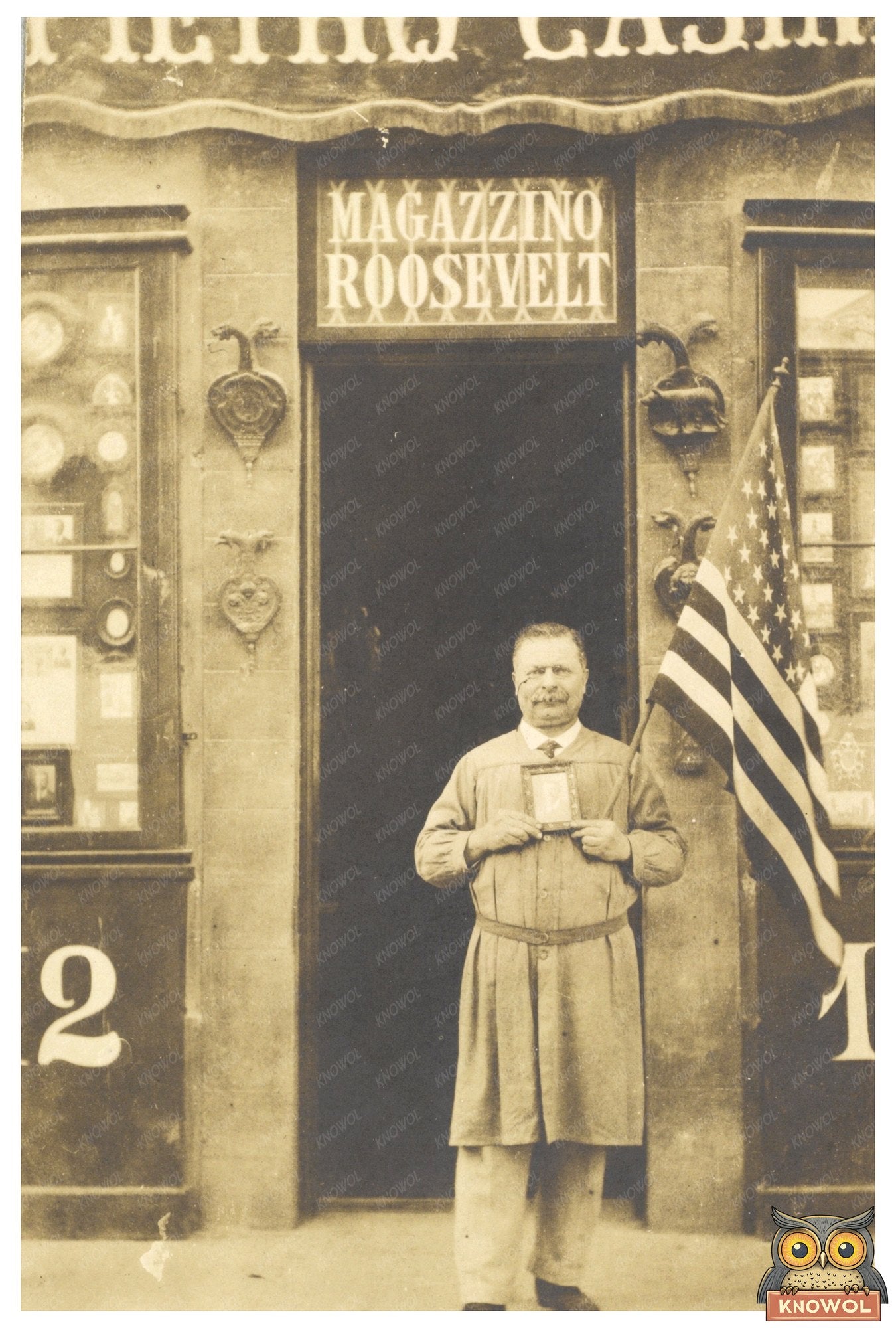 1915 Florence Portrait of Roosevelts Striking Double