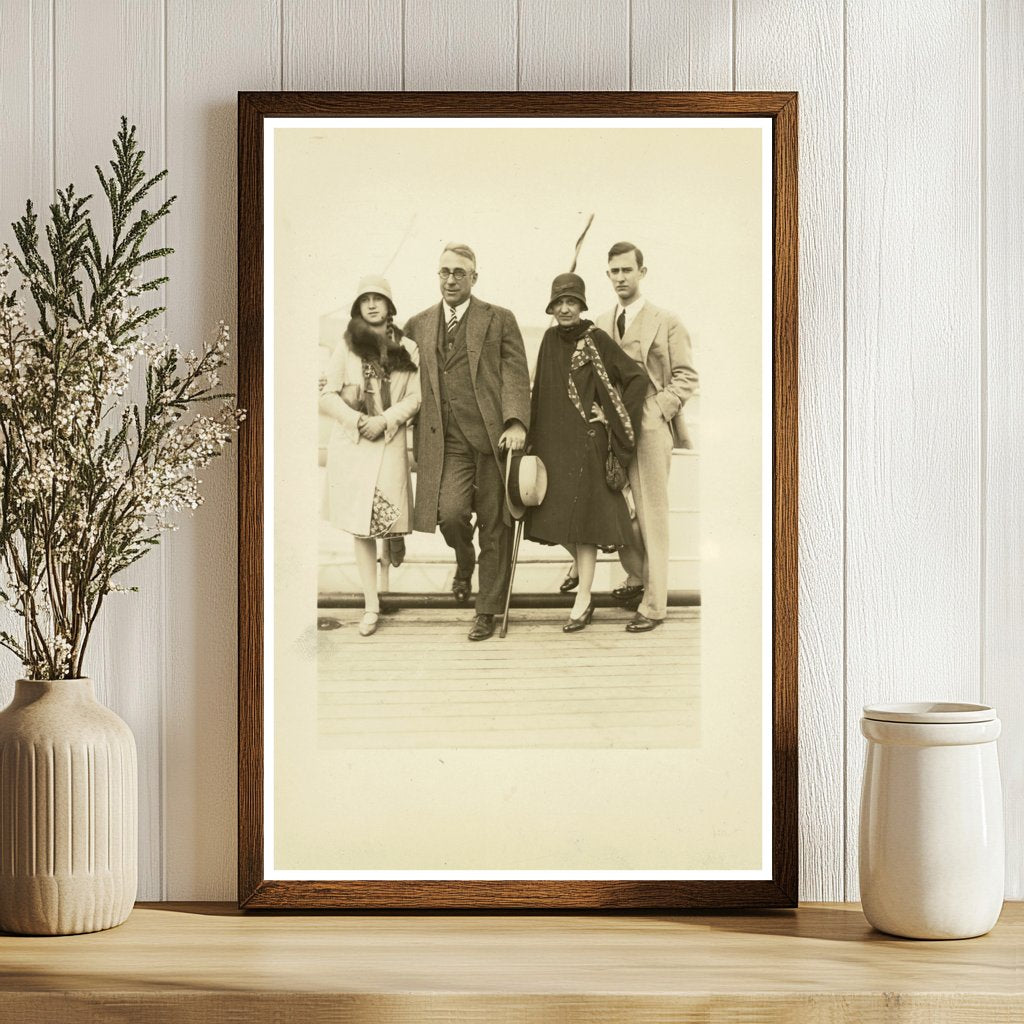 Erskine Family Portrait: A Glimpse of 1930s Academia