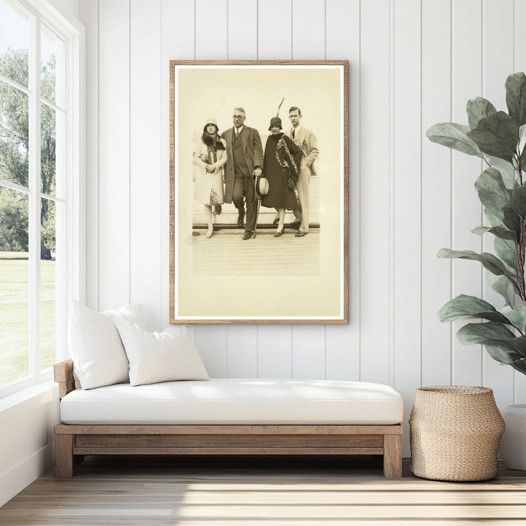 Erskine Family Portrait: A Glimpse of 1930s Academia