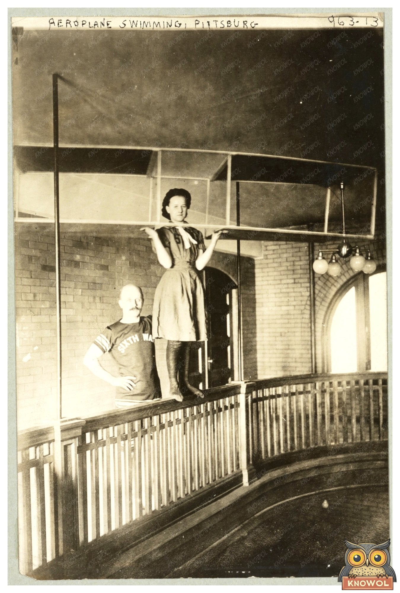 Aeroplane Swimming Delight in 1910 Pittsburgh