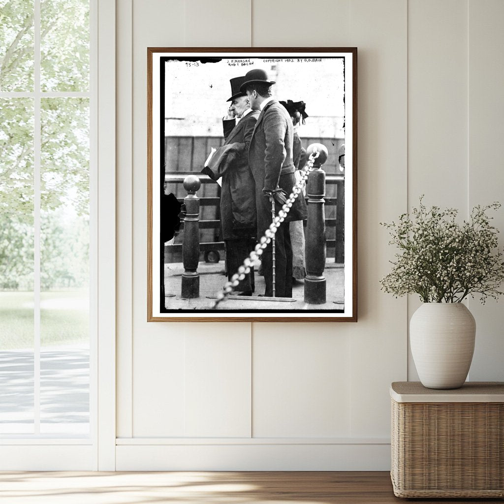 1902 Finance Titans: J.P. Morgan & Robert Bacon