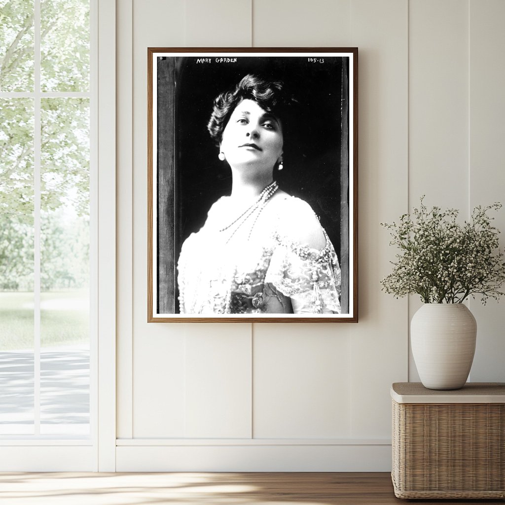 Timeless Bust of Mary Garden: Opera Icon Tribute