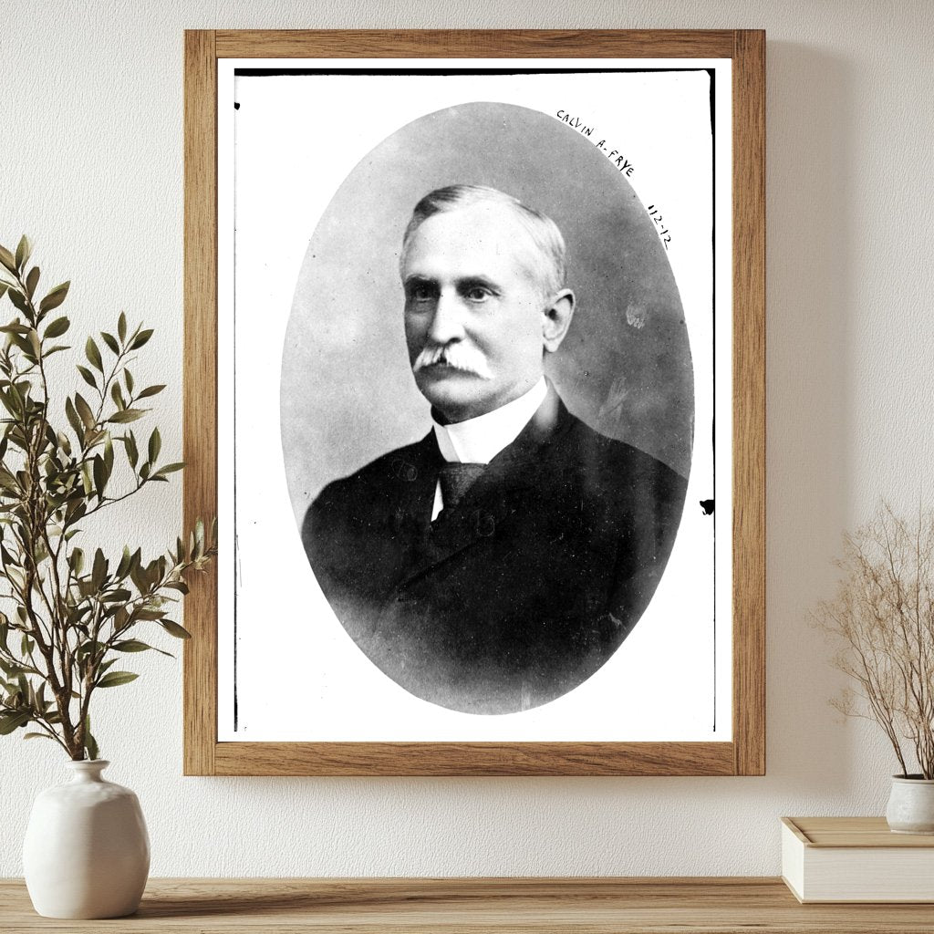 Historic Cameo Portrait of a 20th-Century Leader