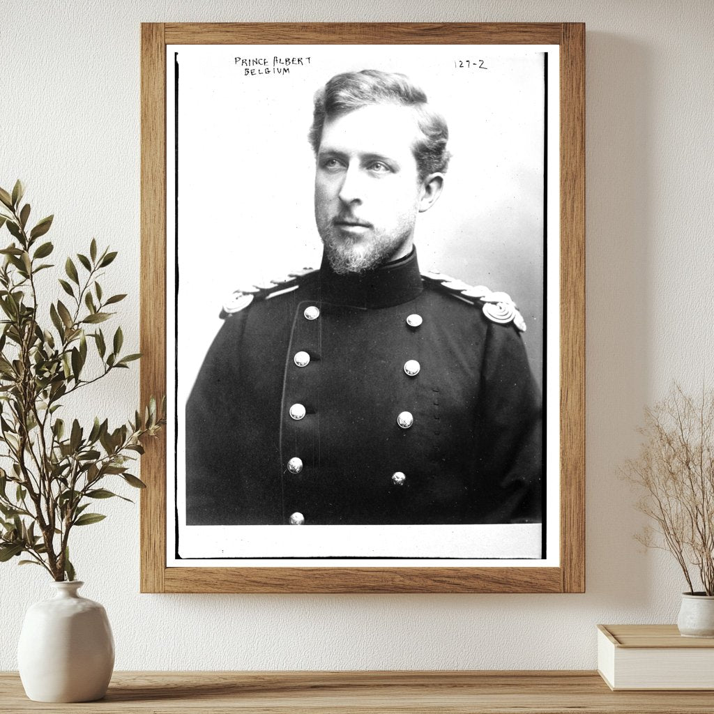 Regal Portrait of Prince Albert in Military Uniform
