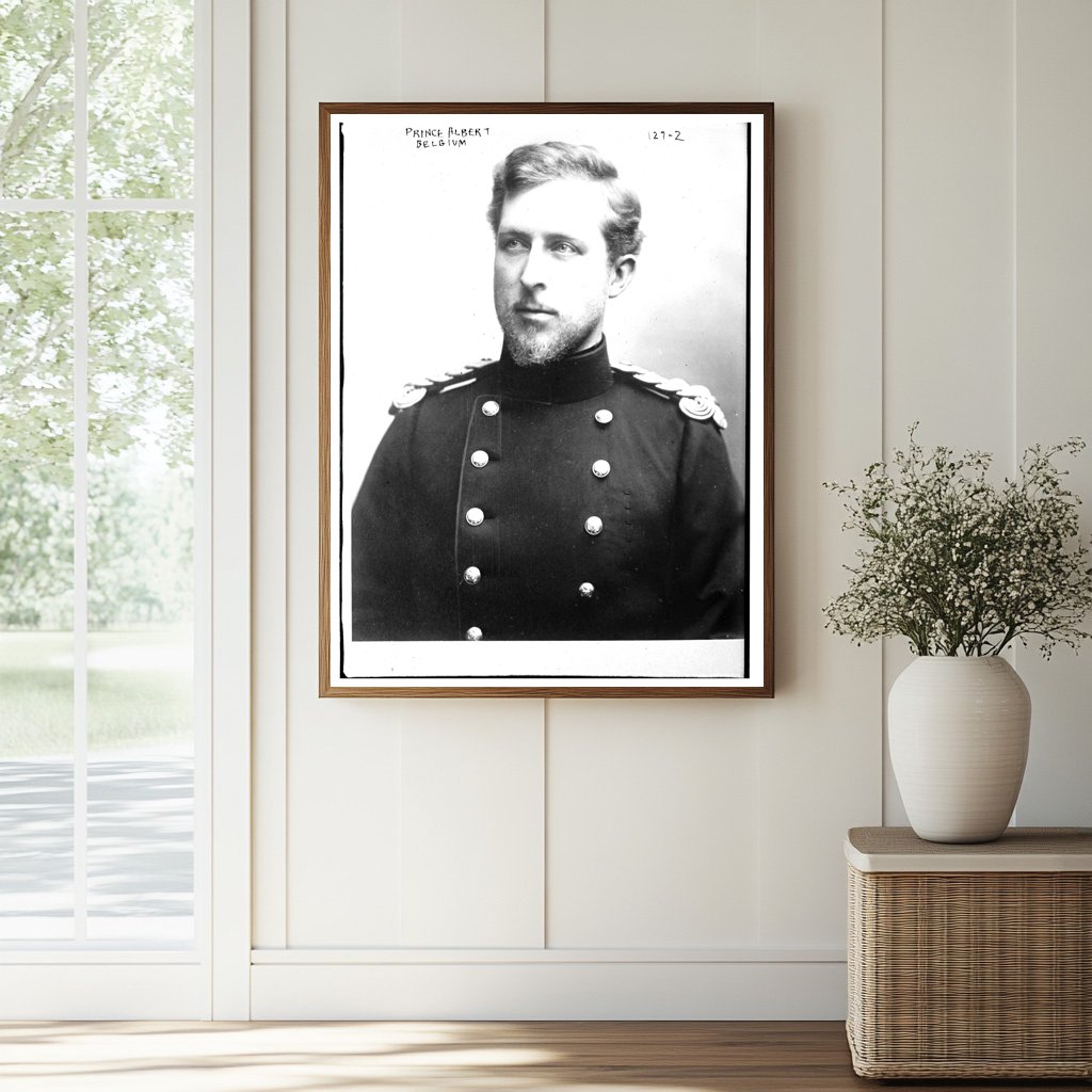 Regal Portrait of Prince Albert in Military Uniform