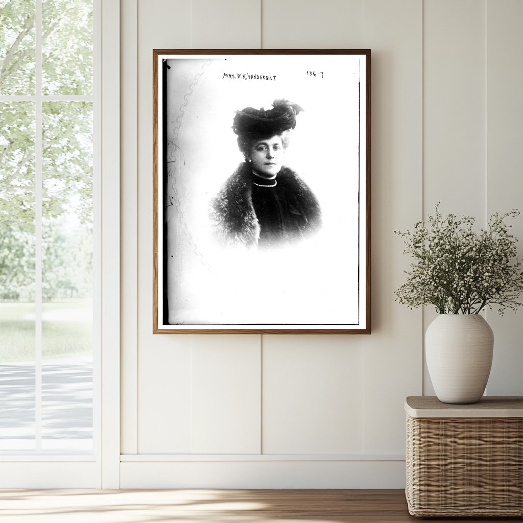 Elegant Portrait of a Gilded Age Society Matron