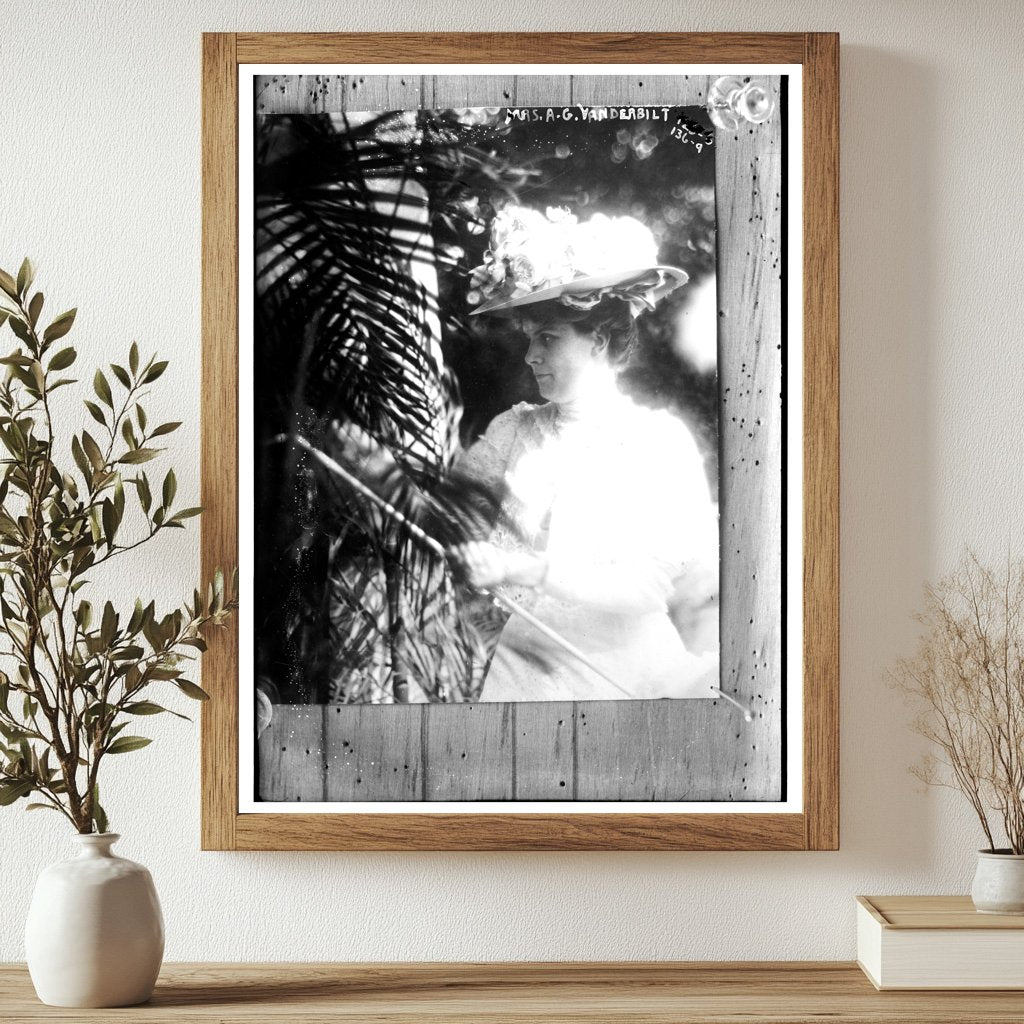 Elegant Society Matron of Early 20th Century America