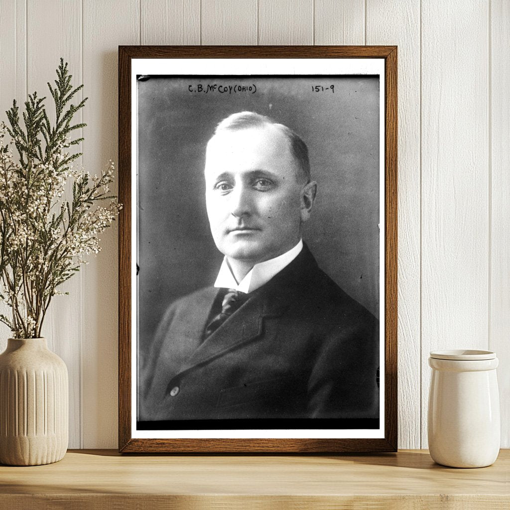 Influential Ohio Leader C.B. McCoy: Timeless Portrait Bust