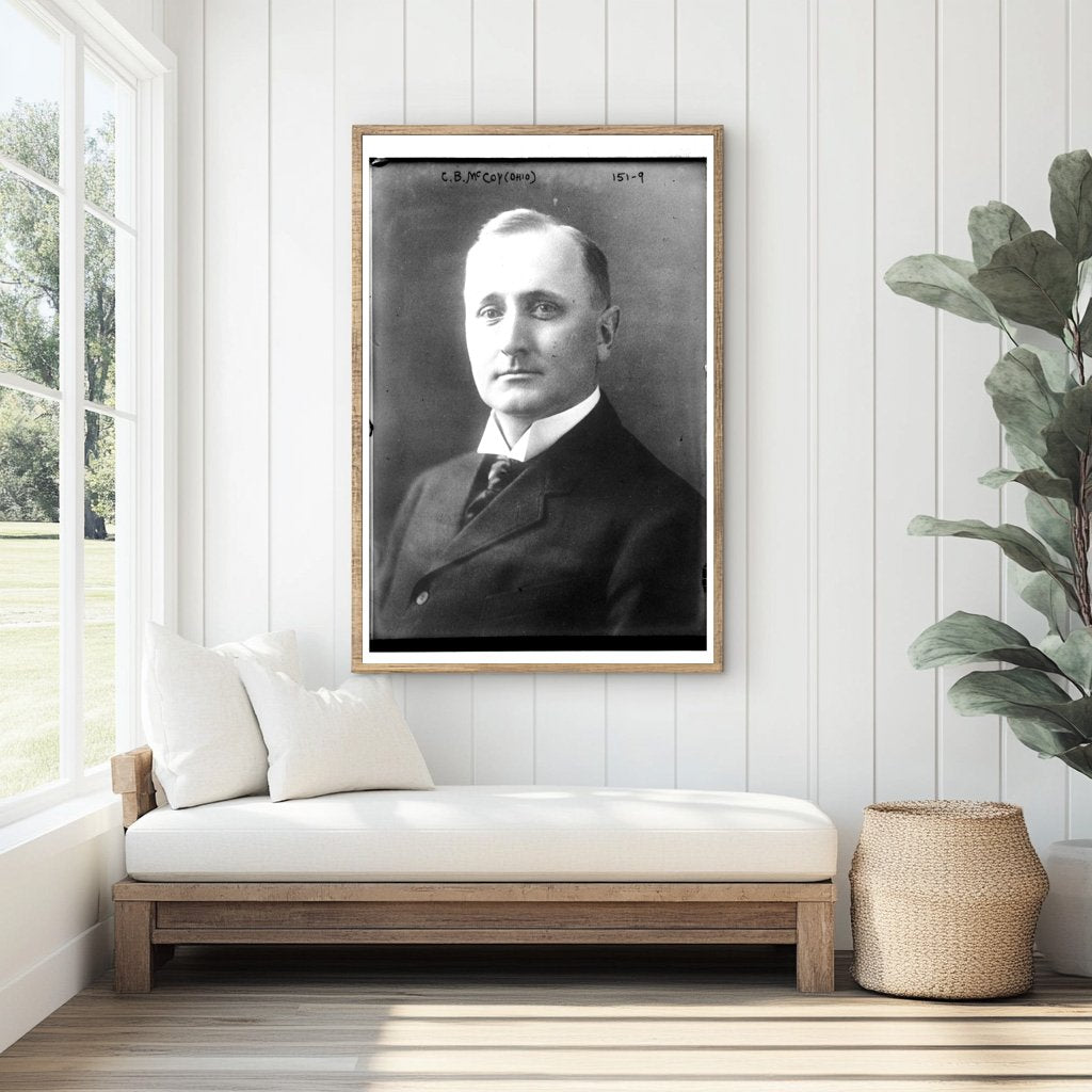 Influential Ohio Leader C.B. McCoy: Timeless Portrait Bust
