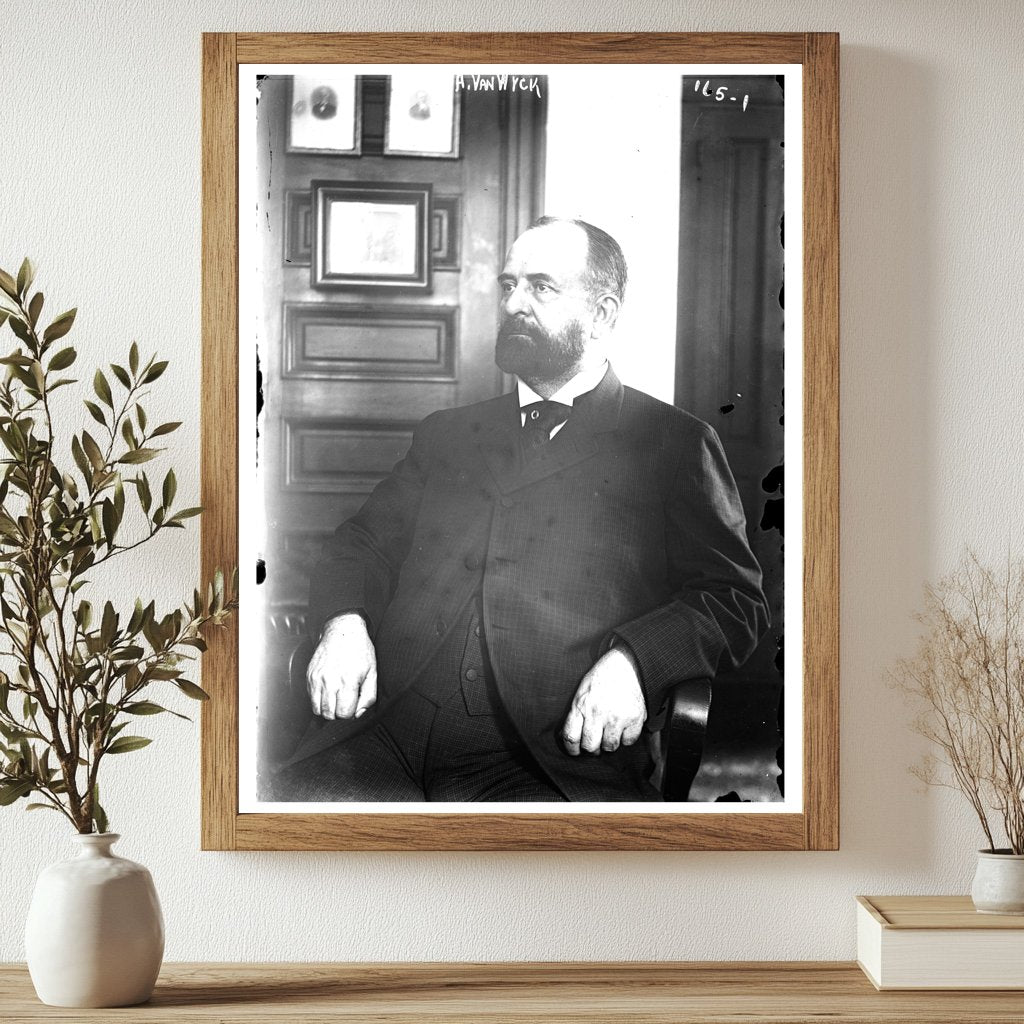 Historic Portrait of A. van Wyck, Political Leader 1908