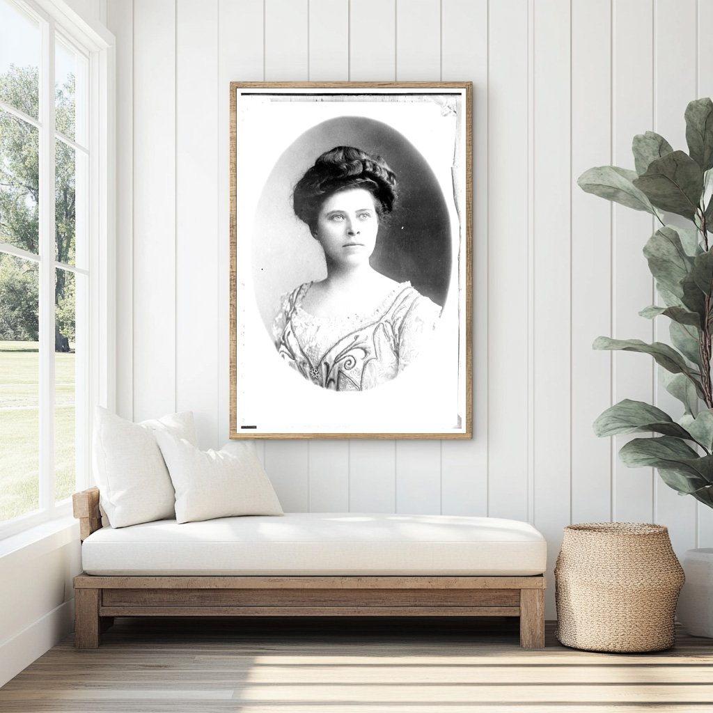 Elegant Cameo Portrait of Corinne Rider-Kelsey