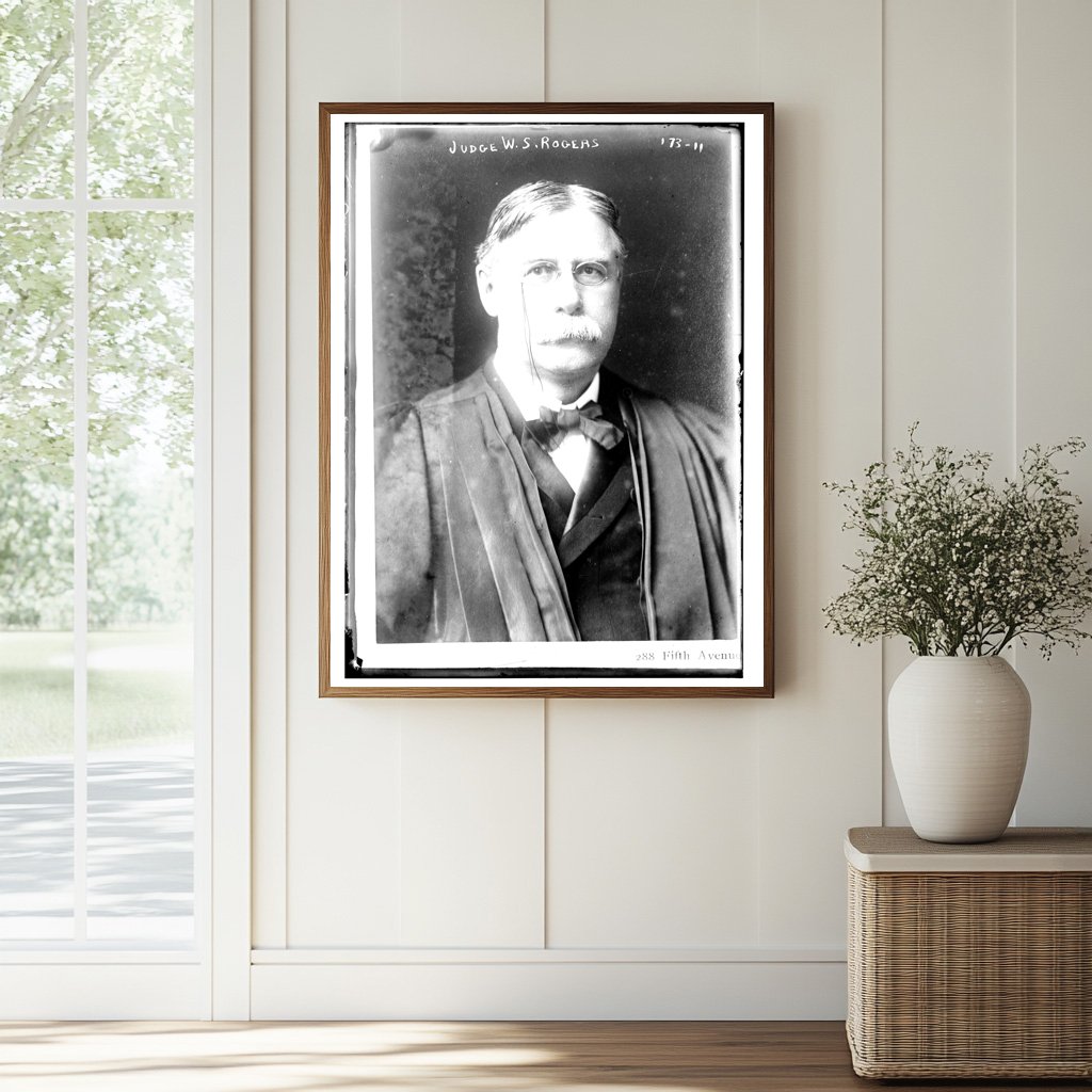 Elegant Portrait Bust of New York Judge in History