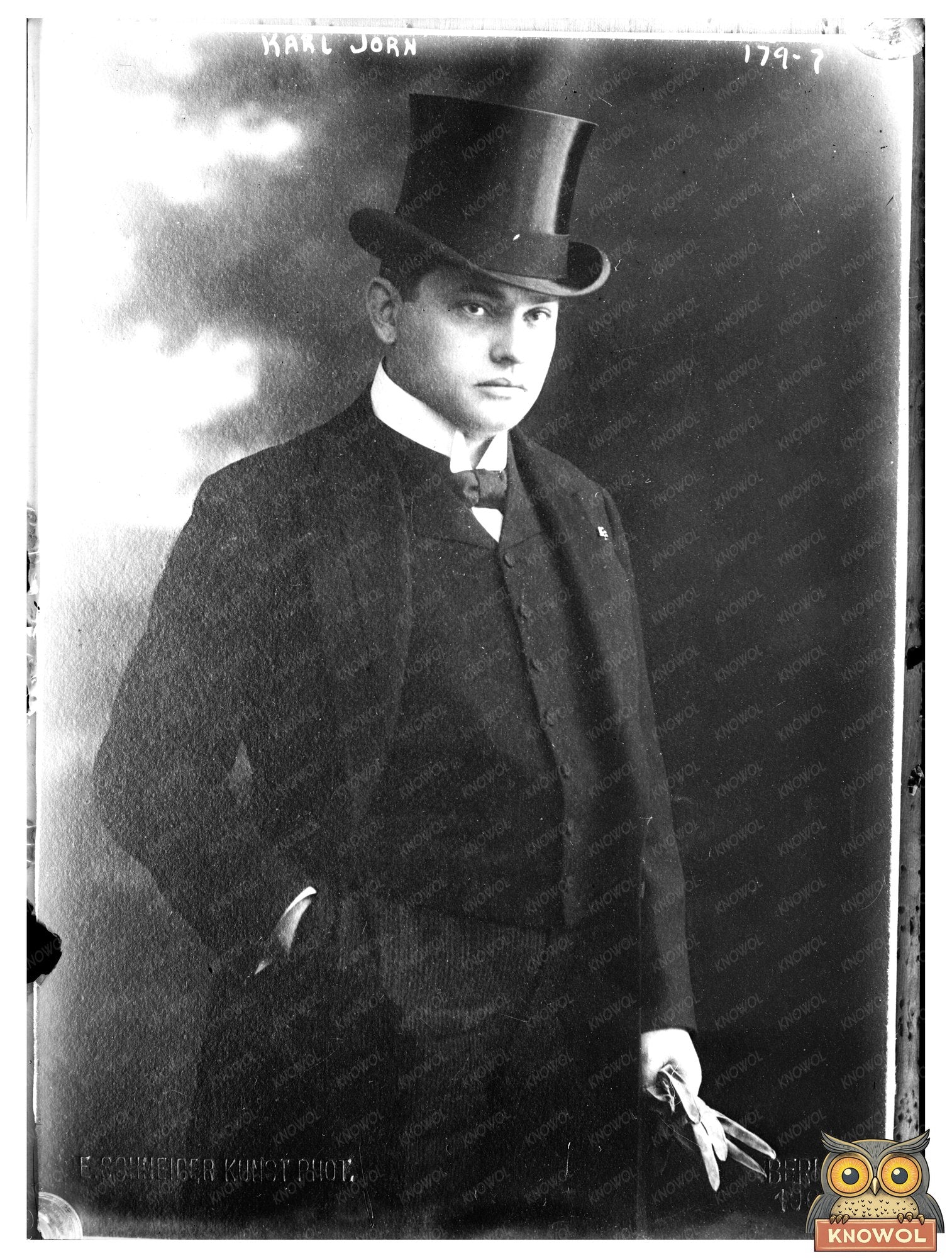 1903 Portrait of Karl Jorn: A Glimpse into History