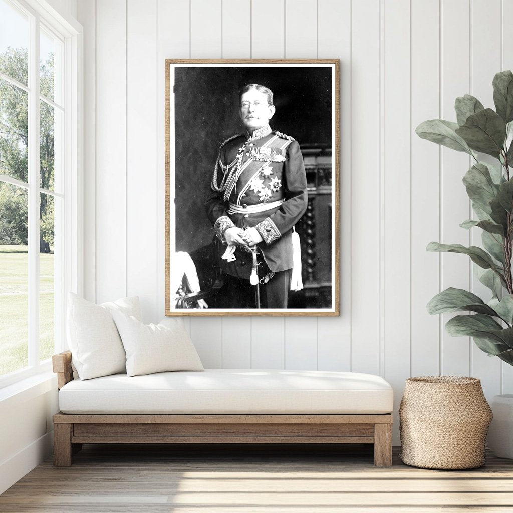 Historic Portrait of General Otto von der Goltz in Uniform