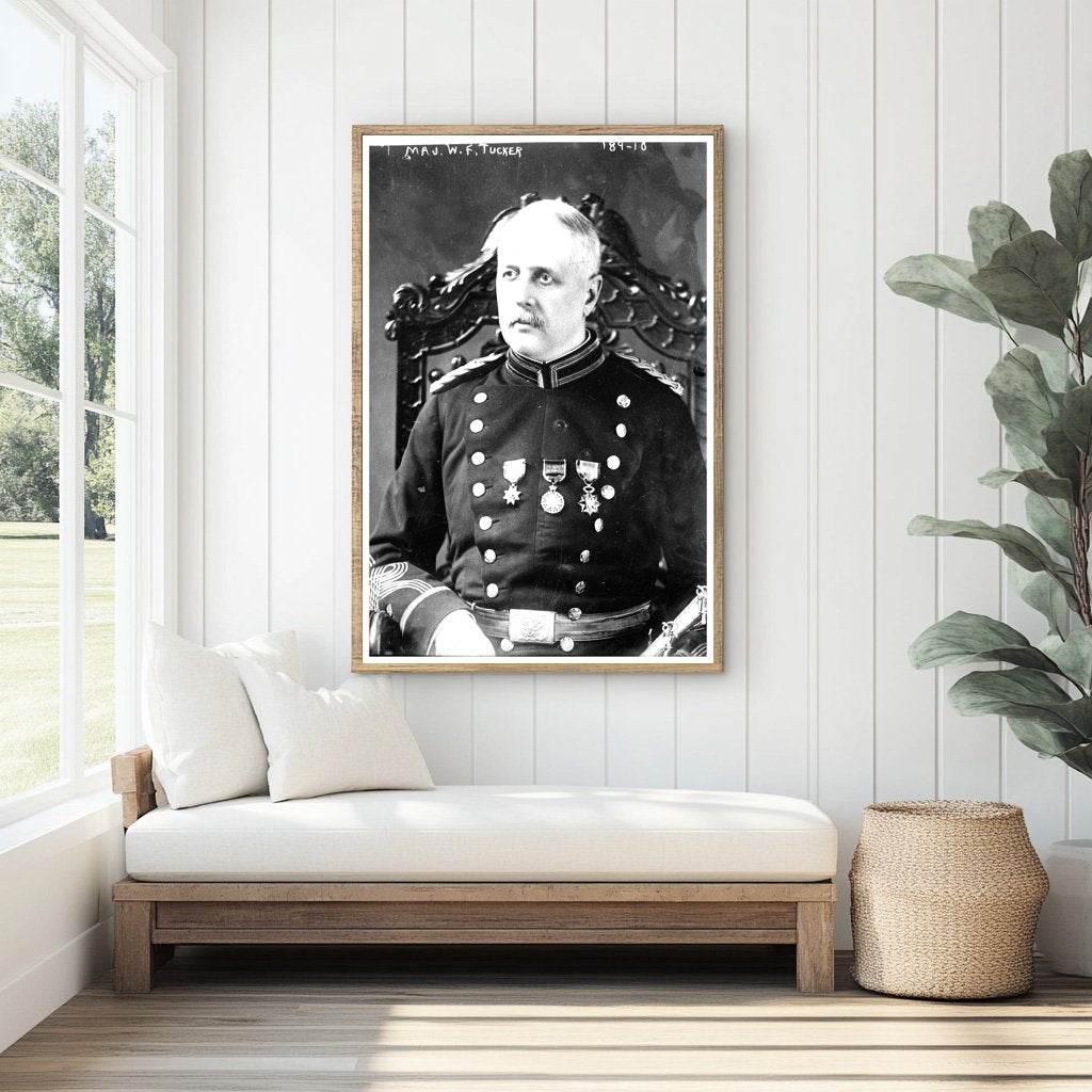 Maj. William F. Tucker in Early 20th Century Uniform