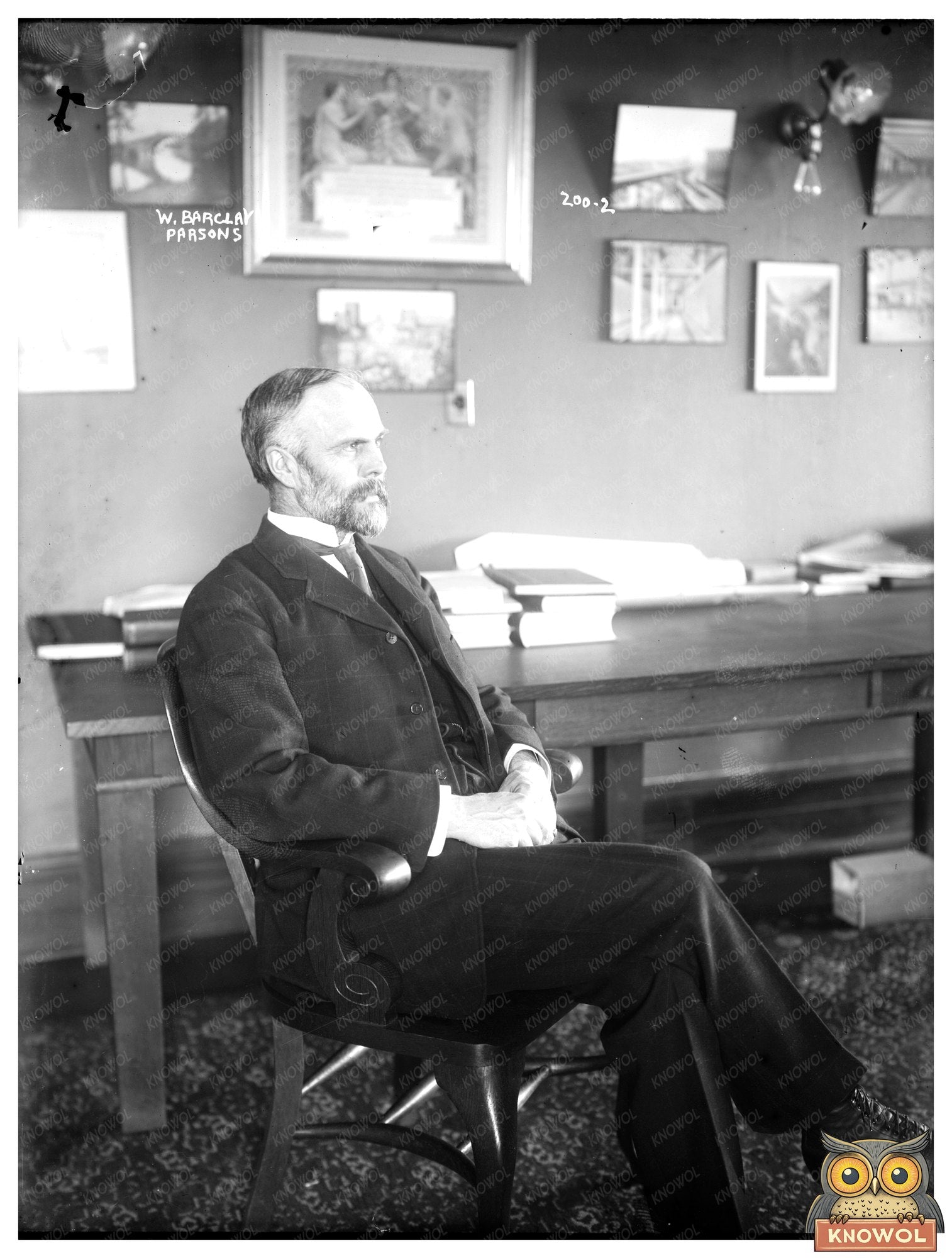 Early 20th Century Engineering Visionary Portrait