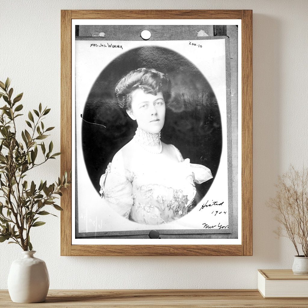 Elegant 1904 Portrait of New York Philanthropist