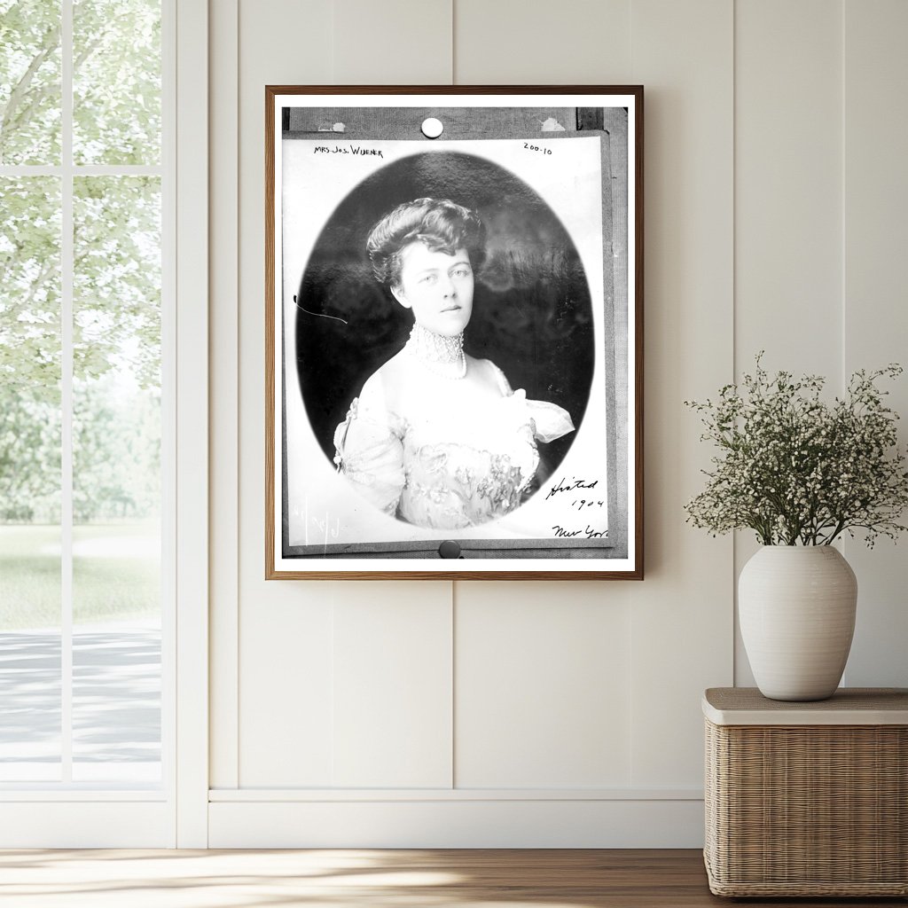 Elegant 1904 Portrait of New York Philanthropist