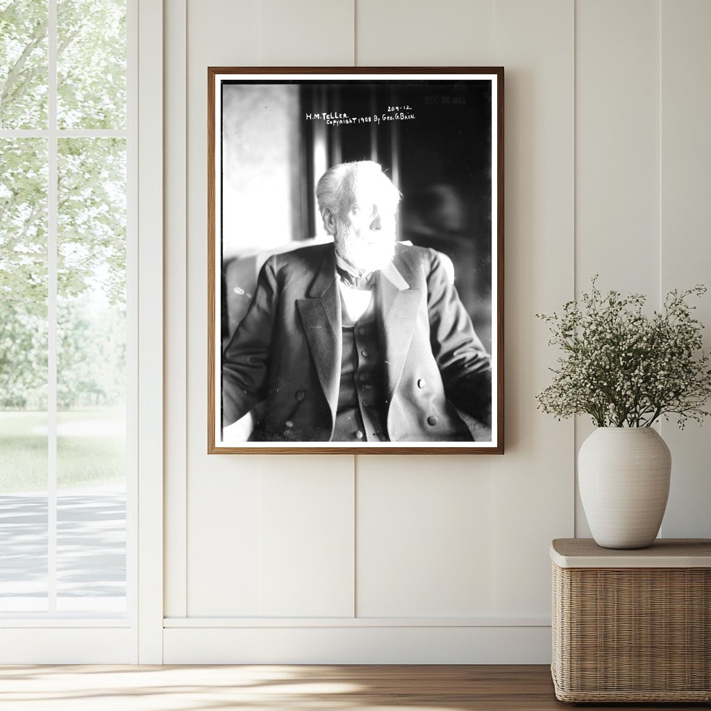 1908 Portrait of H.M. Teller in Formal Attire