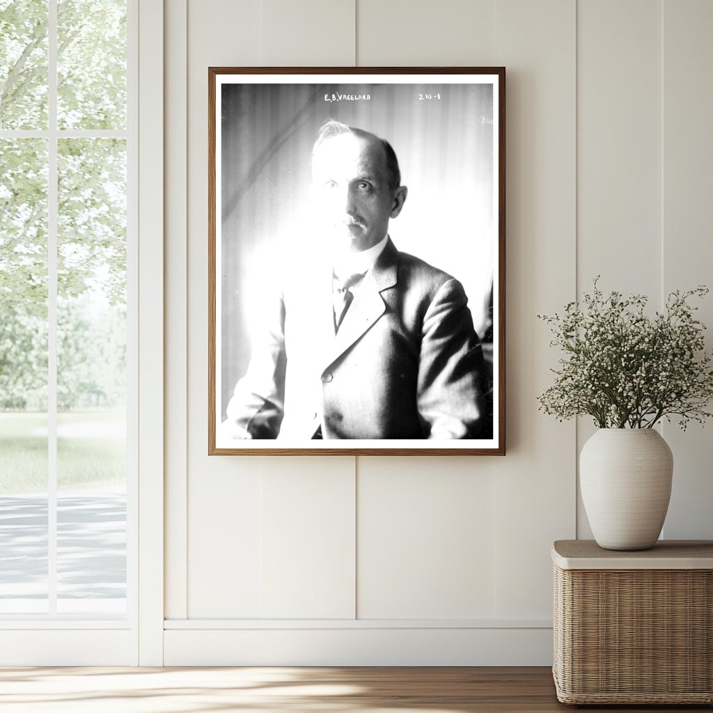 Vintage Portrait of Early 20th-Century Business Leader