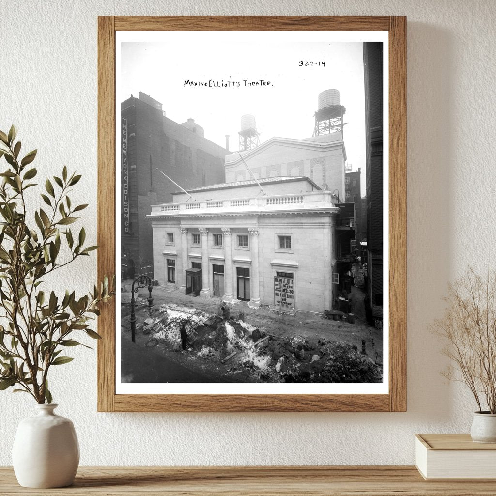 Historic Maxine Elliotts Theatre Exterior in Manhattan