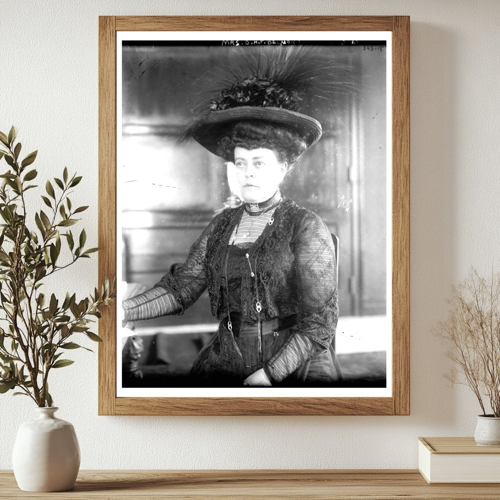 Suffragist Mrs. O.H.P. Belmont Advocating for Change
