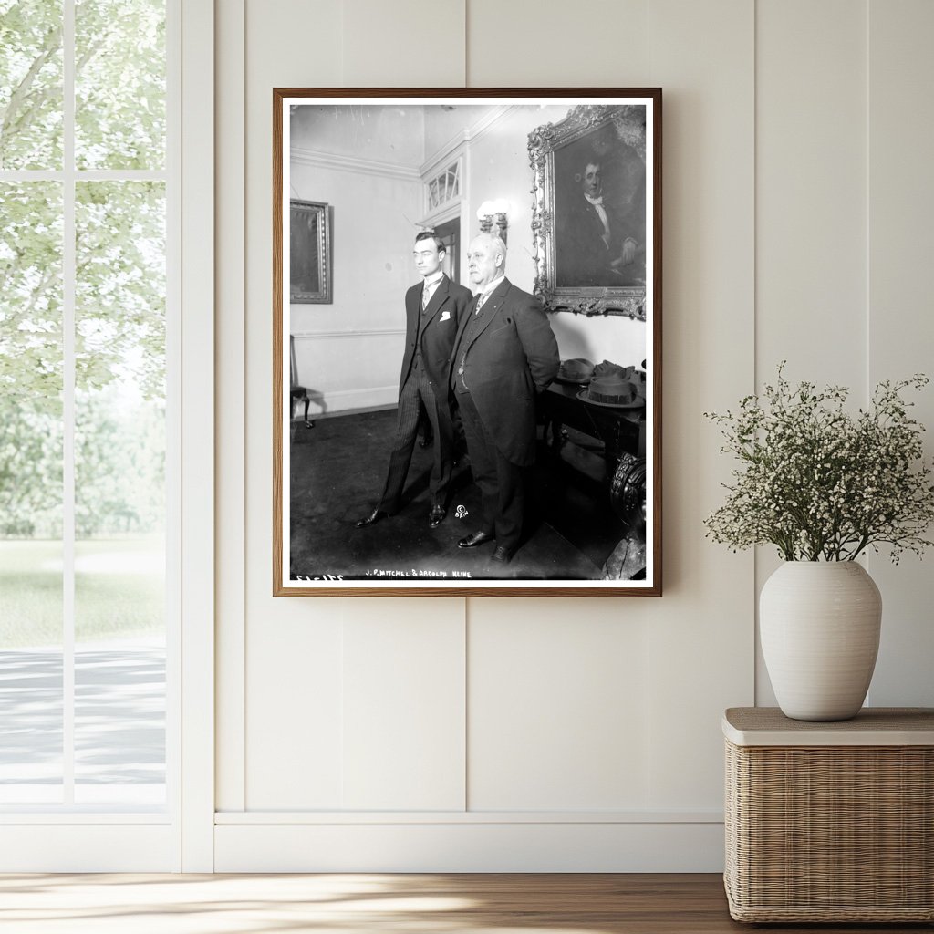 Historic Meeting of Two Early 20th Century Leaders