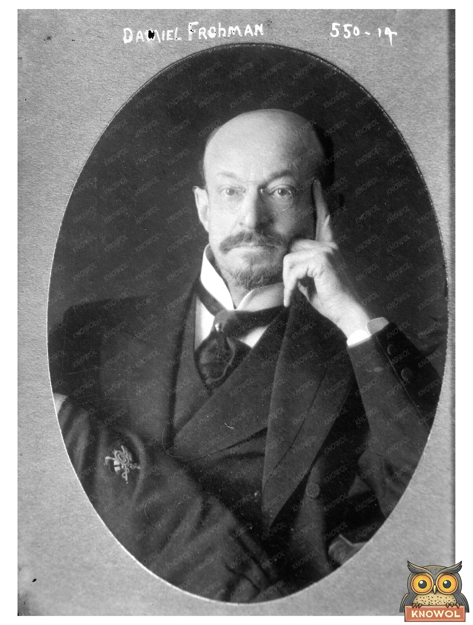 1907 Portrait of a Pioneer American Theater Producer