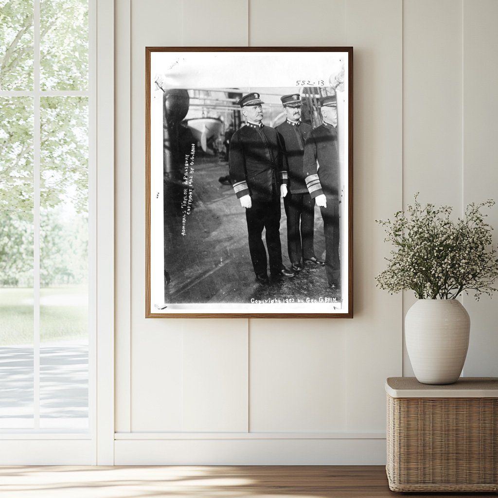 1902 Portrait of Admirals in Navy Uniforms