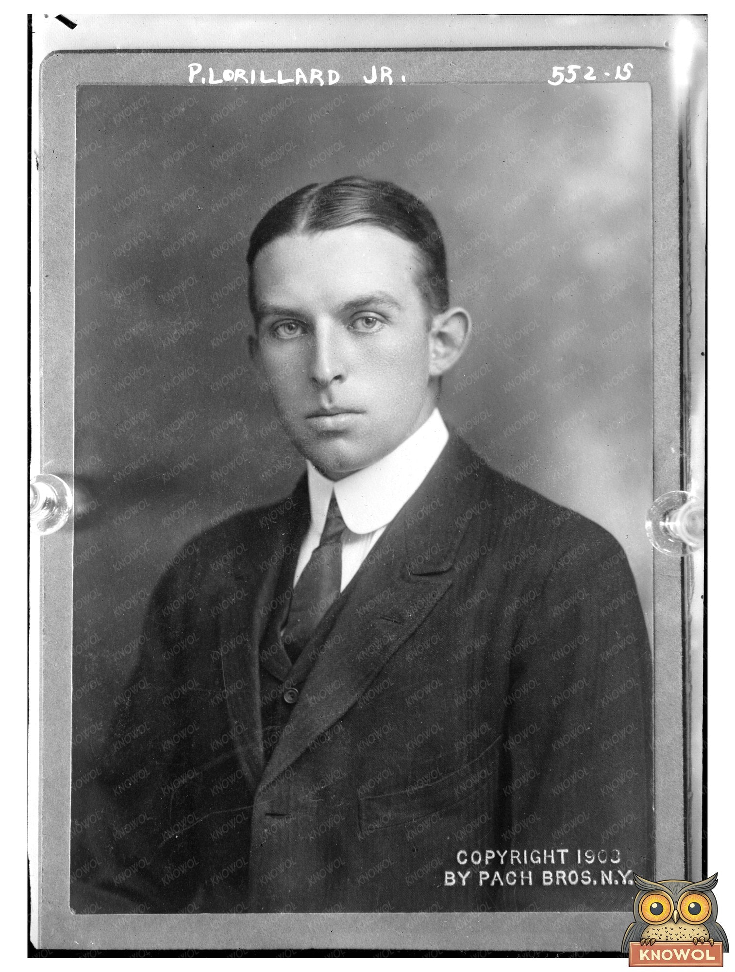 Vintage Portrait of Early 20th Century Tobacco Tycoon