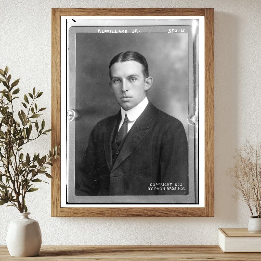 Vintage Portrait of Early 20th Century Tobacco Tycoon