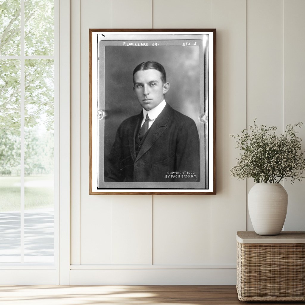 Vintage Portrait of Early 20th Century Tobacco Tycoon
