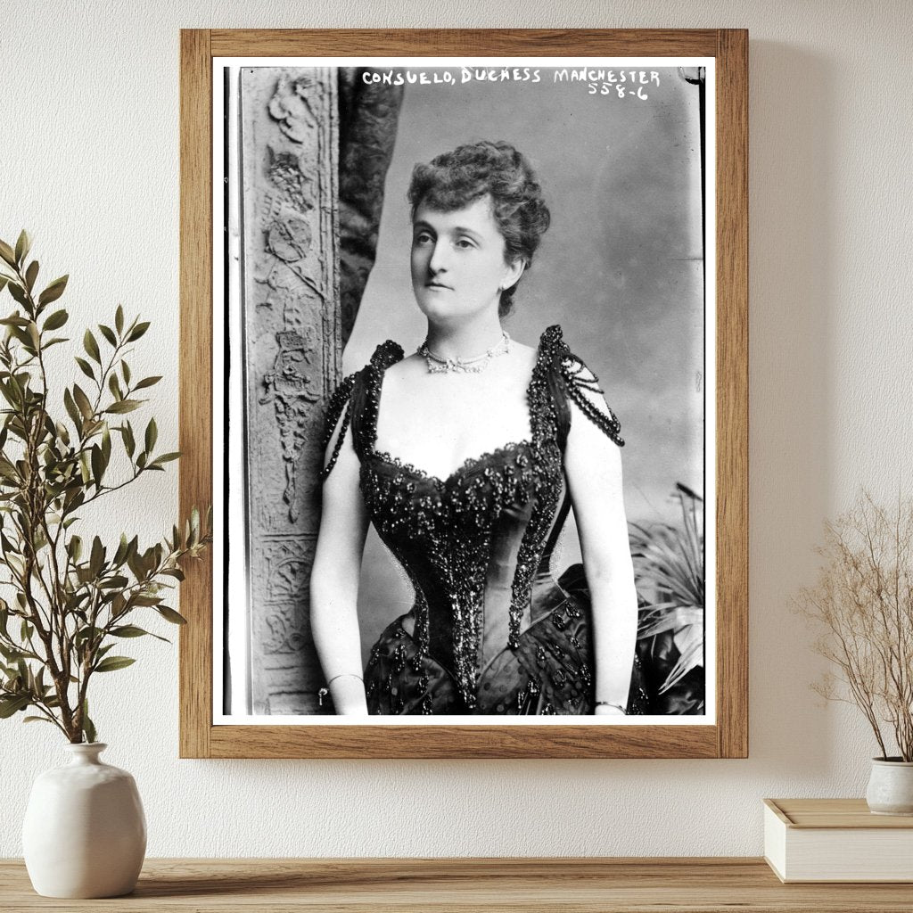 Elegant Portrait of Consuelo, Duchess of Manchester