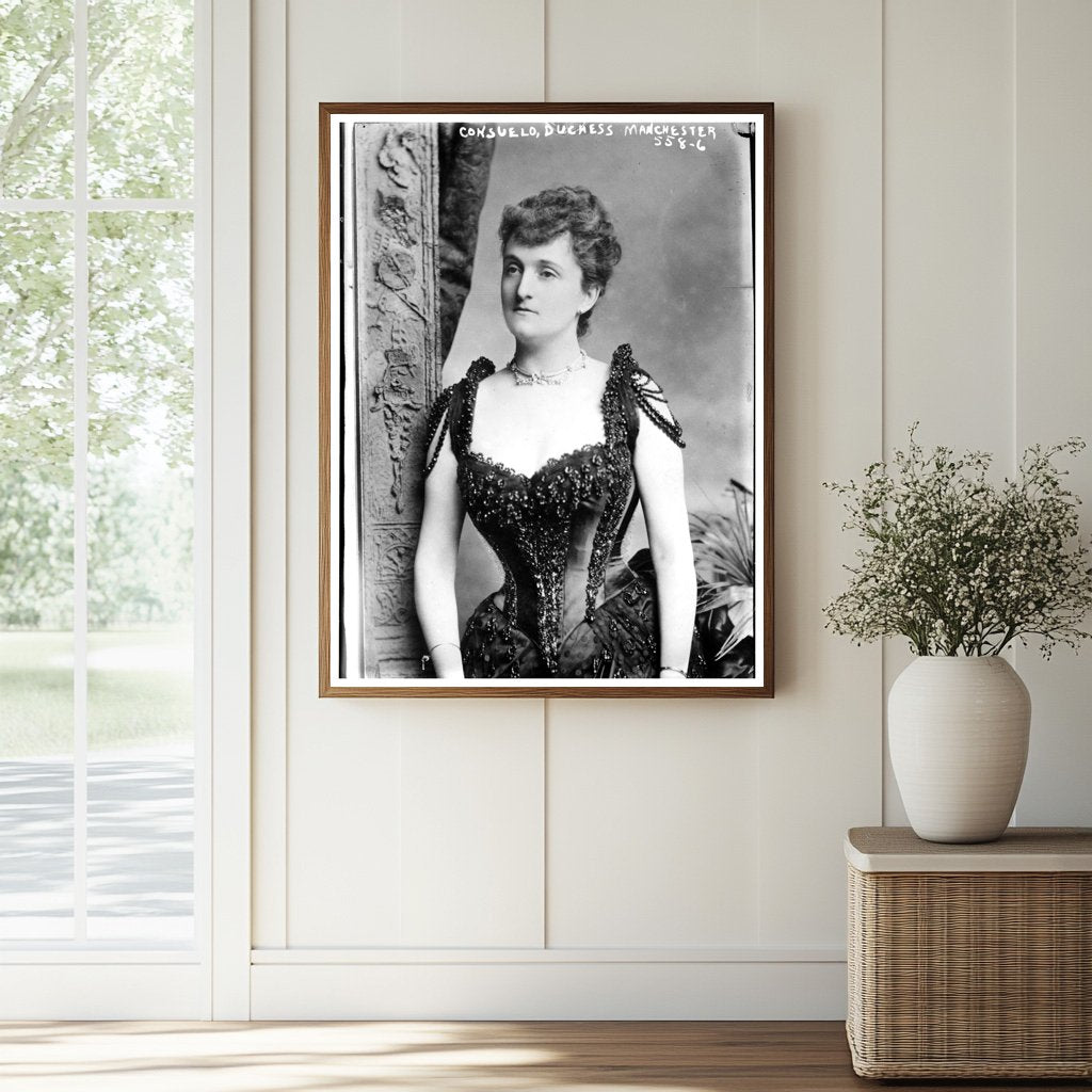 Elegant Portrait of Consuelo, Duchess of Manchester