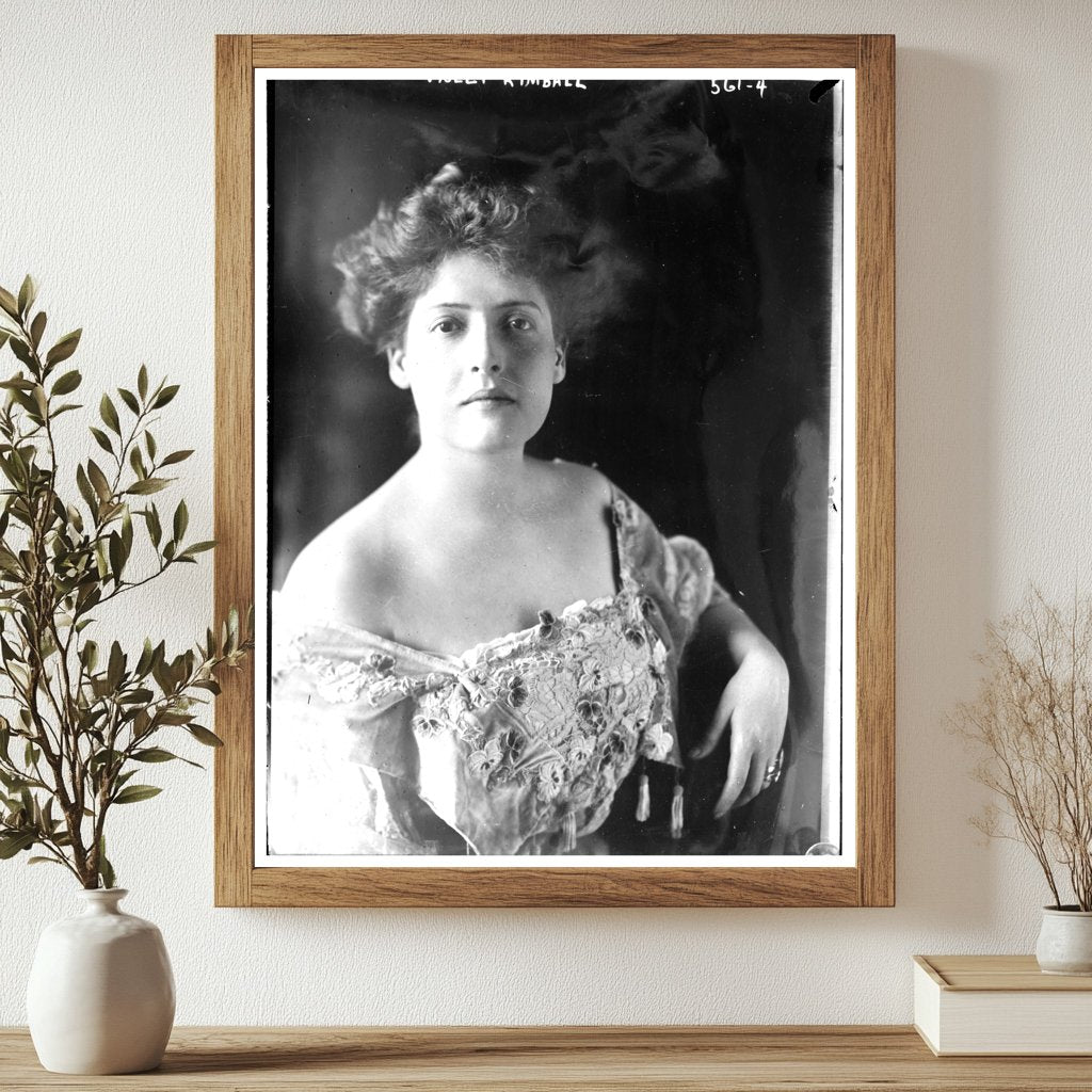 Elegant Portrait of an Early 20th Century Woman